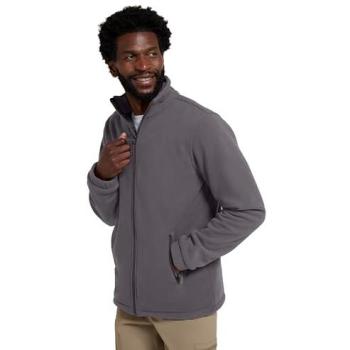Mountain Warehouse Bernard II Men’s 3XL Grey Windproof Fleece Coat