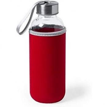 BigBuy Outdoor Glasflasche mit Neoprenhülle