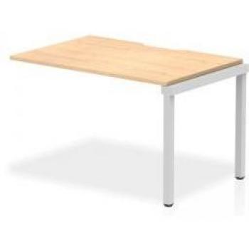 Evolve Plus 1200mm Office Bench Desk Extension Kit – Maple Top