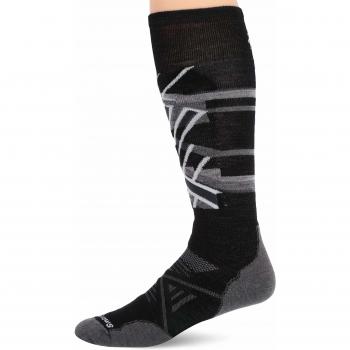 Chaussettes de ski Smartwool PhD Medium Pattern Homme, Noir, FR : L