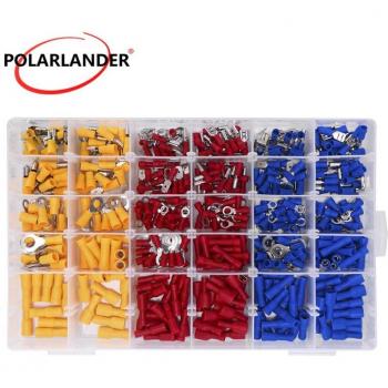 480PCS 12-Size Insulated Crimp Connectors for Electrical Wiring