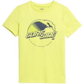 Camiseta Amarilla 4F JTSM012 para Niños de 141 a 150 cm