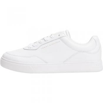 Tommy Hilfiger Sneakers mit goldfarbenem Logo FW0FW08689 Weiß