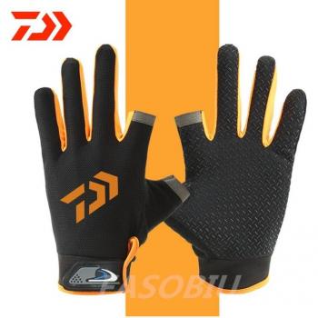 Daiwa Outdoor Handgelenk‑Schutz mit 3 Fingern – Frühlingsdesign, rutschfest, robust