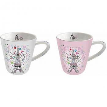 Boîte Kiub La Parisienne – Tasses Coniques Florales