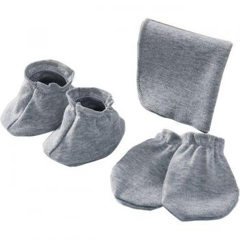 Baby Fußabdeckung und Rülpsen Tuch Set