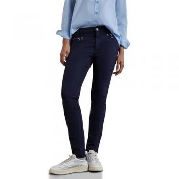 Street One Hose mit Zipper-Details für Damen in Blau