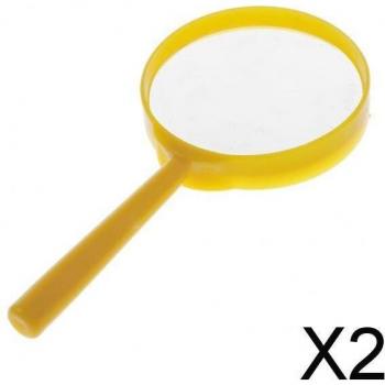 Set de Lupa Mano 60mm para Niños – Color Amarillo