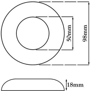 PipeCover Pro 50mm Rose Design
