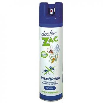 Doctor Zac Spray Insetticida per Mosche e Zanzare 400ml