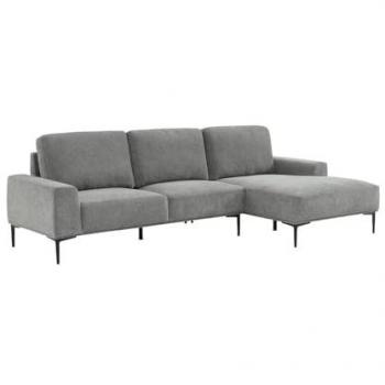 Modernes 3-Sitzer-Sofa mit rechter Recamiere