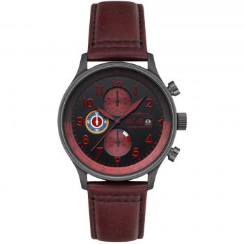 Avi‑8 Uhr AV‑4011‑0S – Hawker Hurricane Chronograph – Herren – 5 ATM – 42 mm