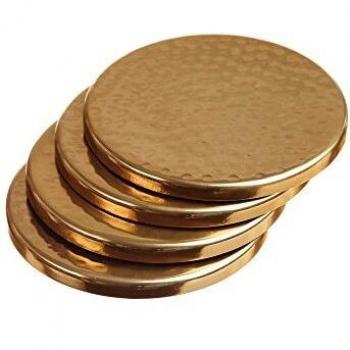 Four-Item Gold Slate Coaster Pack – The Just Slate Brand