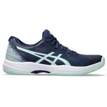 ASICS Damen Solution Swift FF Clay Tennisschuhe Blau 40,5 EU