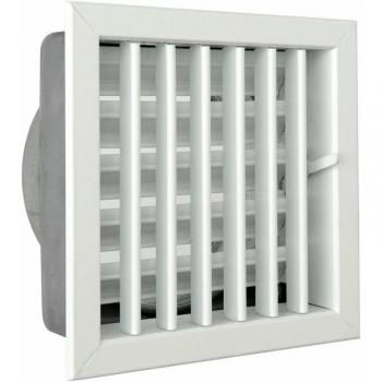 Griglia ventilazione per camino, alluminio bianco 180×180 mm – GCSIB1818120