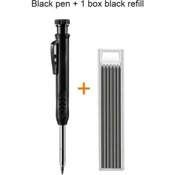 Crayon de charpentier réutilisable avec système de recharge par fil