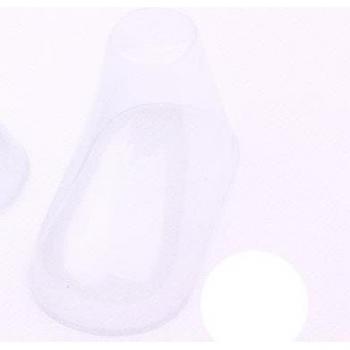 10 Pairs Clear Plastic Baby Feet Shoes