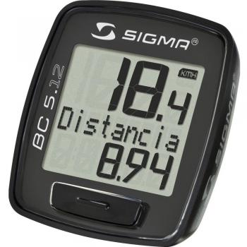 Sigma Sport BC5.12 GPS‑Enabled Wired Bike Display – Black
