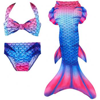 Hejin Meerjungfrauen Bikini‑Kostüm für Mädchen – 3 Stück