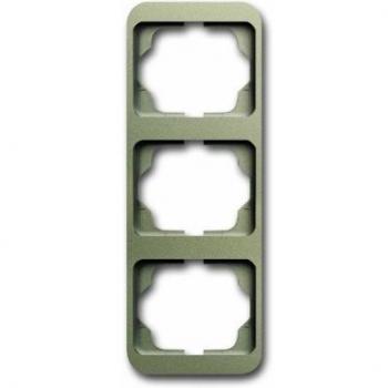 Busch‑Jaeger Cadre triple 1733‑260 palladium vertical plaque alpha nea