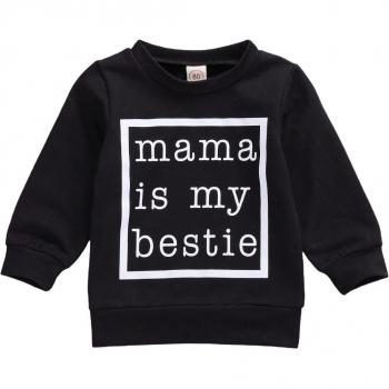 Baby Girls & Boys Bestie Letter Sweater