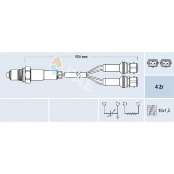 Sonda Lambda FAE 77126 – Alta Precisão