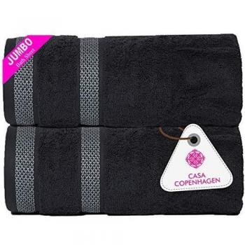 Casa Copenhagen Lot de 2 Serviettes de Bain
