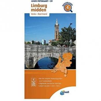 Limburg Midden. Venlo / Roermond. 1 : 66 000: Fietskaart Mit Radwegen (Anwb Fietskaart, 39)