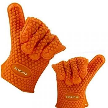 Maniquí de cocina Datechip con protección térmica en naranja