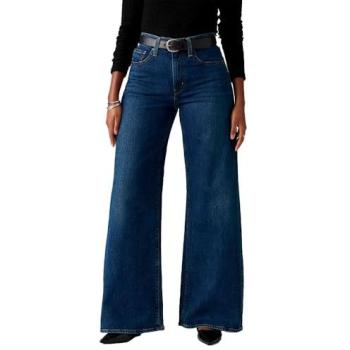Levi's Woodstock 728 Jean large bleu foncé