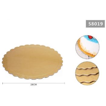 Kaela Base Dorada Tarta 28 cm – Con Bordes