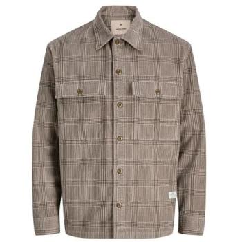 Camicia JACK & JONES Will Corduroy Check L Marrone Chiaro