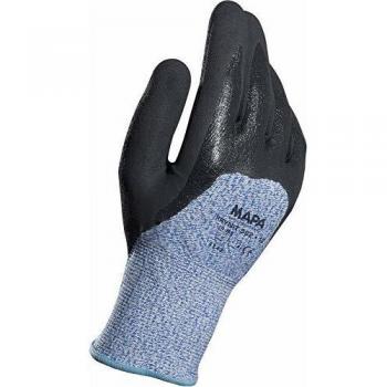 Mapa Krytech 582 Black/Blue Gloves Size S Pack of 12