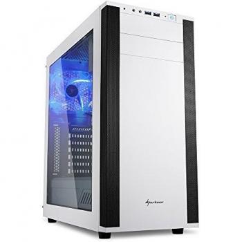 Sharkoon Case Midi-Tower PC Acrilico Bianco
