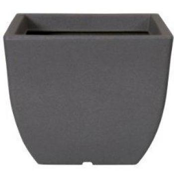 Firenze Frostsicherer Pflanztopf – Quadrat 40 x 34 cm – Taupe / Granit