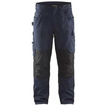 Pantaloni da Lavoro Elasticizzati 1495 Blu Navy/Nero L FR(46) SE(C52) Standard