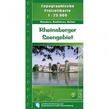 Topographische Karten Brandenburg, Rheinsberger Seengebiet