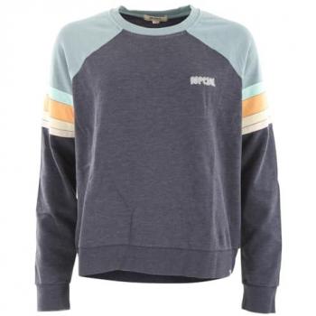 Dark Navy Surf Revival Raglan Sweatshirt for Women XS/S