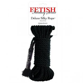 Deluxe Black Silky Bondage Rope