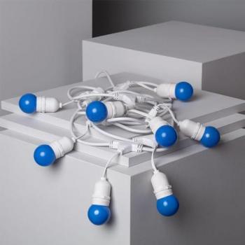 Guirnalda LED Multicolor 5.5m E27 IP65 para Exteriores
