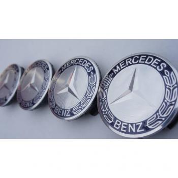 Tapacubos de aleación Mercedes-Benz azul oscuro (juego de 4)