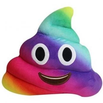 GillBerry Muñeca de juguete emoji Ojos en forma de corazón Poo 30x35cm