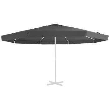 Ersatzbezug Sonnenschirm 500 cm in Anthrazit