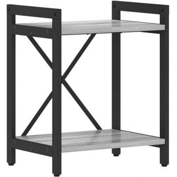 Bibliothèque Design Sonoma Gris 40 x 30 x 48,5 cm Bois d'Ingénierie