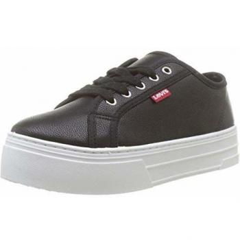 Levi's Tijuana, Zapatillas Urbanas para Mujer, Negro, 41 EU