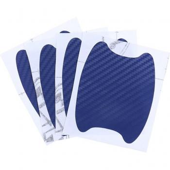 Protección de Puerta de Coche: Set de 4 Pegatinas de Fibra de Carbono