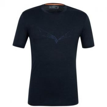 Salewa Puez Eagle Sketch Herren-T-Shirt Merino 28340-3960