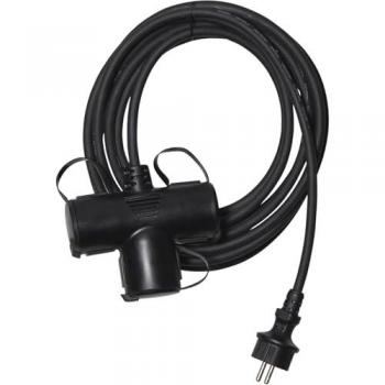 IP44 Grenuttag 3-V 7 Meter med 3G1,5 Jord
