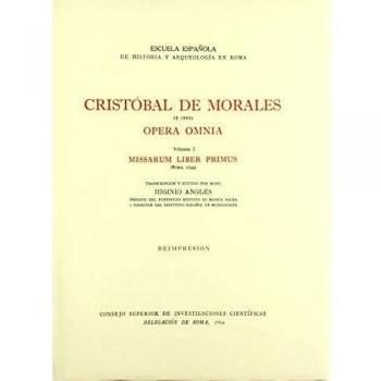 Opera omnia. Tomo I. Missarum liber primus
