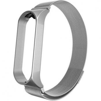 Bracelet intelligent en métal pour Xiaomi Mi Band 3 et 4